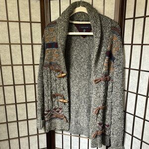 Tommy Hilfiger Gray Knit Cardigan